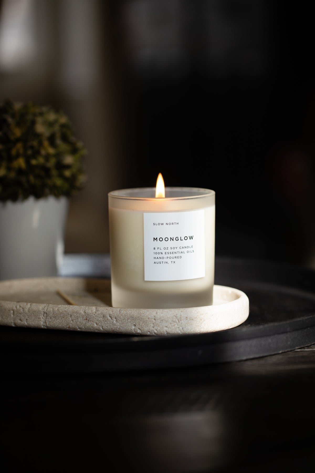 Moonglow - Signature Candle (Patchouli + Cinnamon + Black Pepper)
