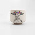Goat Flower Crown Cup